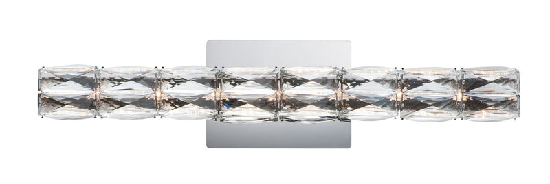 ET2 E23307-20PC LED Bath Vanity, Polished Chrome