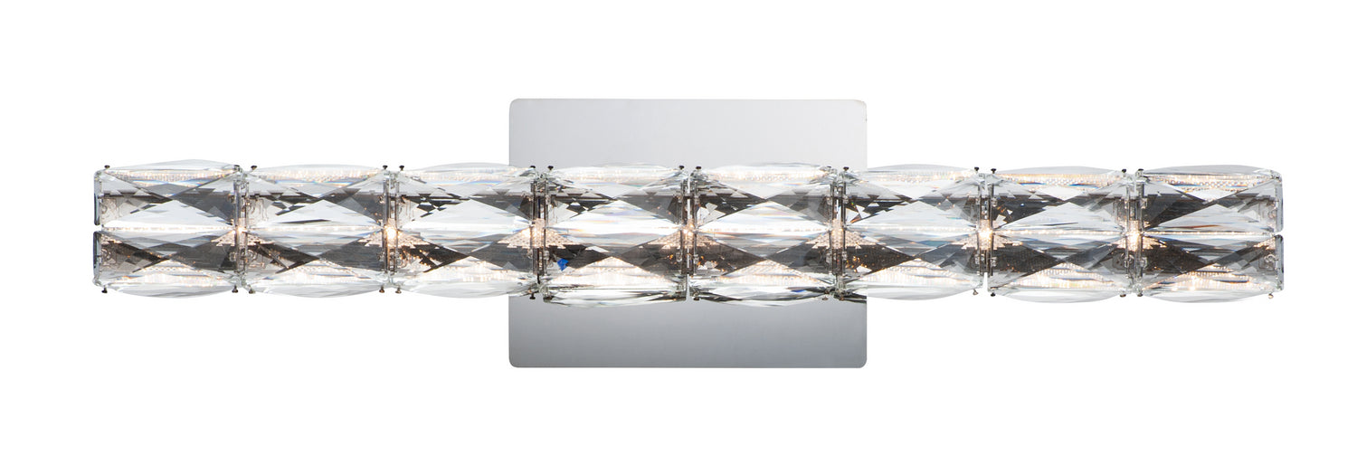ET2 E23307-20PC LED Bath Vanity, Polished Chrome