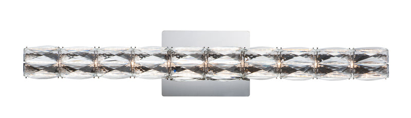 ET2 E23308-20PC LED Bath Vanity, Polished Chrome