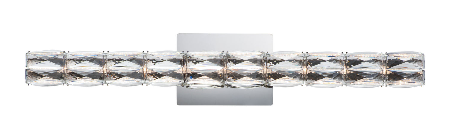 ET2 E23308-20PC LED Bath Vanity, Polished Chrome