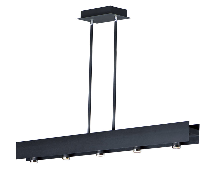 ET2 E24634-BKPC LED Pendant, Black / Polished Chrome