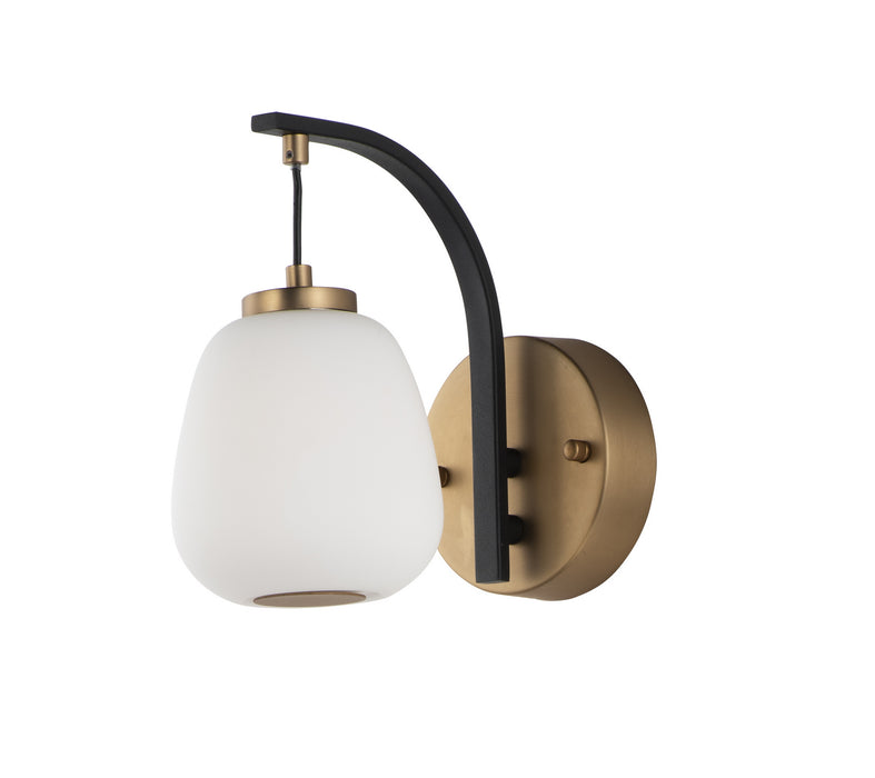 ET2 E25060-92BKGLD LED Wall Sconce, Black / Gold