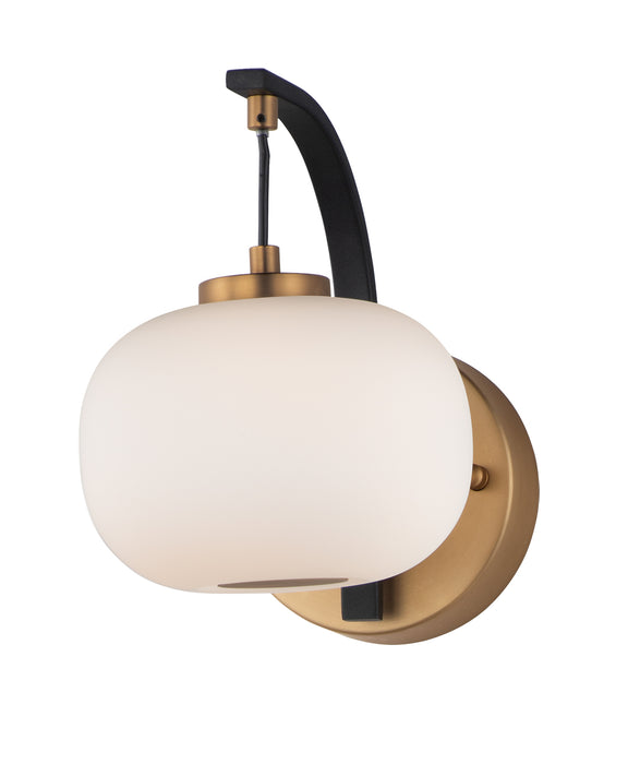 ET2 E25062-92BKGLD LED Wall Sconce, Black / Gold