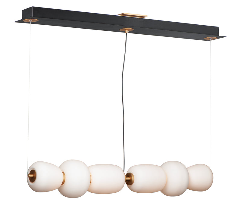 ET2 E25068-92BKGLD LED Pendant, Black / Gold