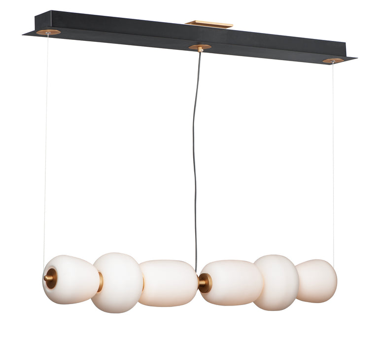 ET2 E25068-92BKGLD LED Pendant, Black / Gold