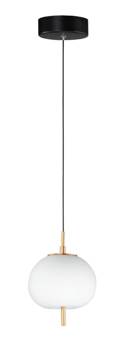 ET2 E25111-92BKGLD LED Mini Pendant, Black / Gold
