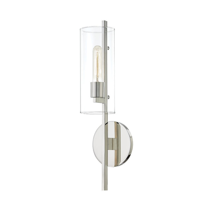 Mitzi H326101-PN One Light Wall Sconce, Polished Nickel