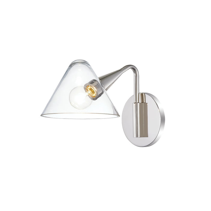 Mitzi H327101-PN One Light Wall Sconce, Polished Nickel