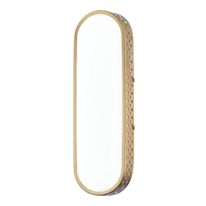 Mitzi H329102-AGB Two Light Wall Sconce, Aged Brass