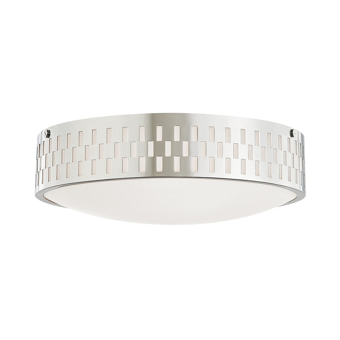 Mitzi H329503L-PN Three Light Flush Mount, Polished Nickel