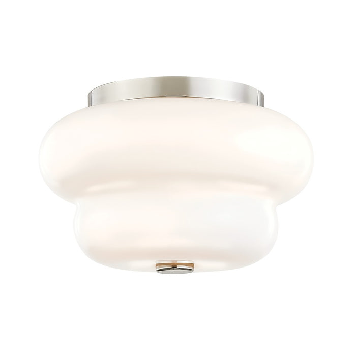 Mitzi H350502-PN Two Light Flush Mount, Polished Nickel