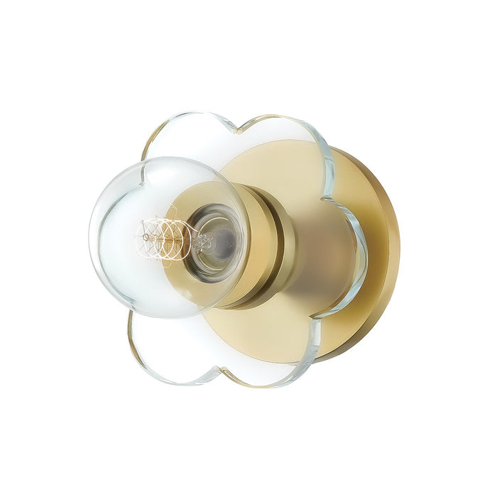 Mitzi H357101-AGB One Light Wall Sconce, Aged Brass
