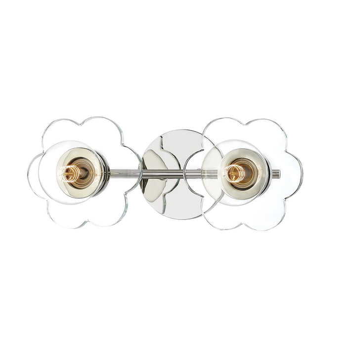 Mitzi H357302-PN Two Light Bath and Vanity, Polished Nickel
