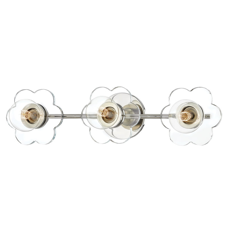Mitzi H357303-PN Three Light Bath and Vanity, Polished Nickel