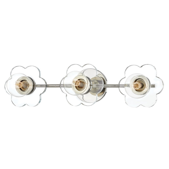 Mitzi H357303-PN Three Light Bath and Vanity, Polished Nickel