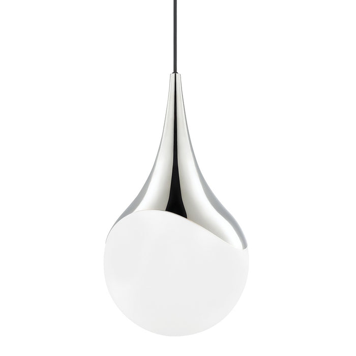 Mitzi H375701L-PN One Light Pendant, Polished Nickel