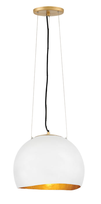 Hinkley 35904SHW LED Pendant, Shell White