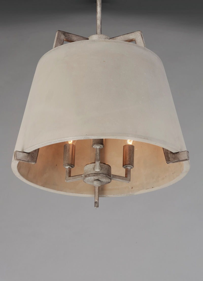 Maxim 10143GYDW Three Light Pendant, Driftwood
