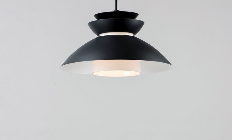 Maxim 11359WTBK One Light Pendant, Black