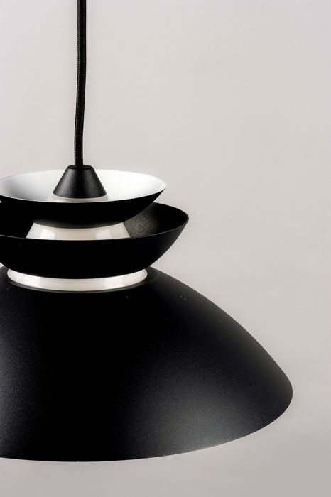 Maxim 11359WTBK One Light Pendant, Black
