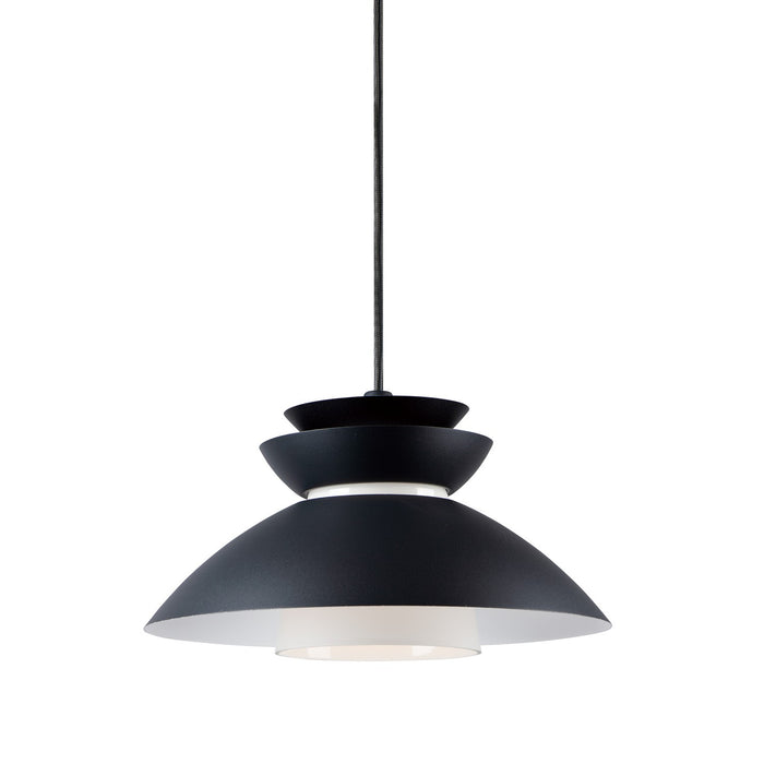 Maxim 11359WTBK One Light Pendant, Black