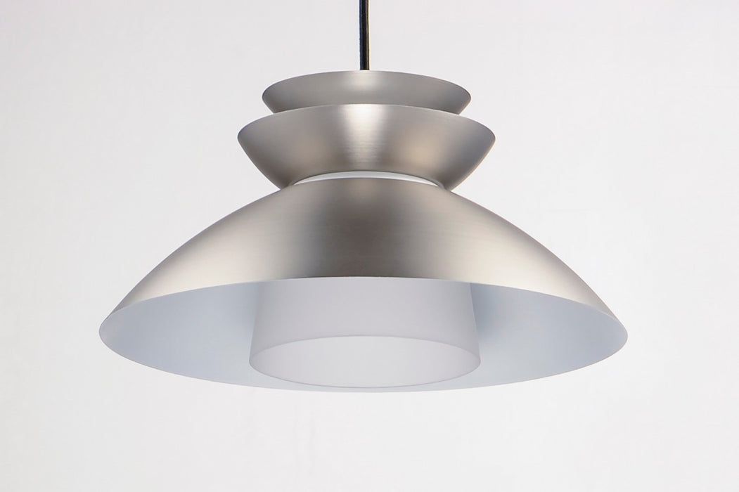 Maxim 11359WTBP One Light Pendant, Brushed Platinum