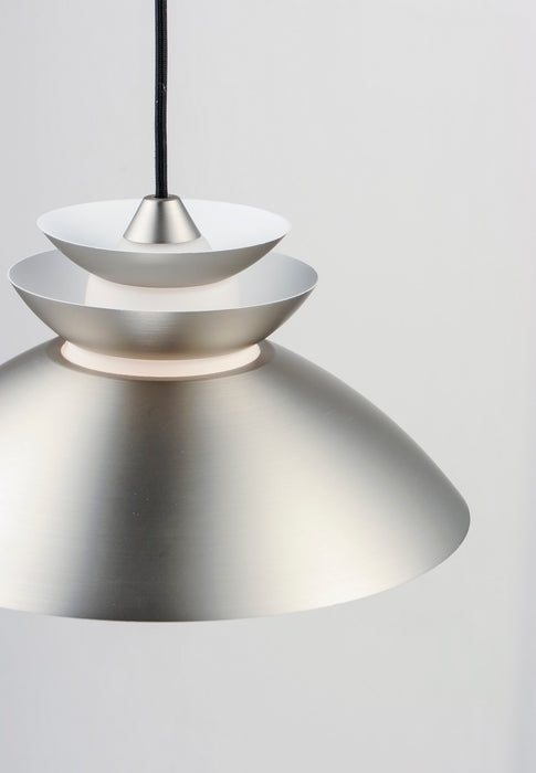 Maxim 11359WTBP One Light Pendant, Brushed Platinum