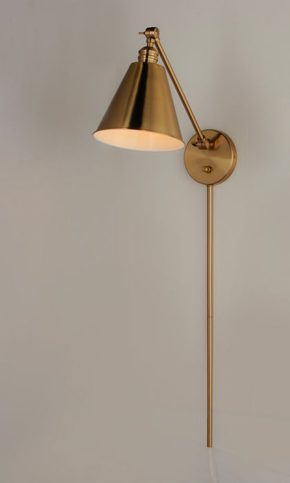 Maxim 12222HR One Light Wall Sconce, Heritage