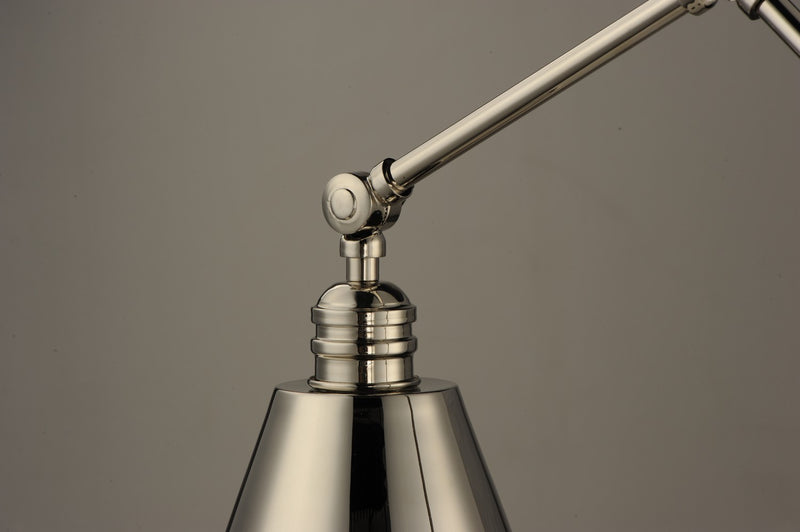 Maxim 12222PN One Light Wall Sconce, Polished Nickel