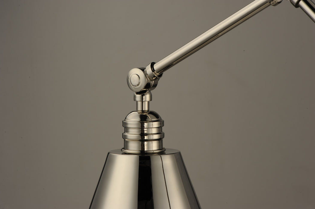 Maxim 12222PN One Light Wall Sconce, Polished Nickel