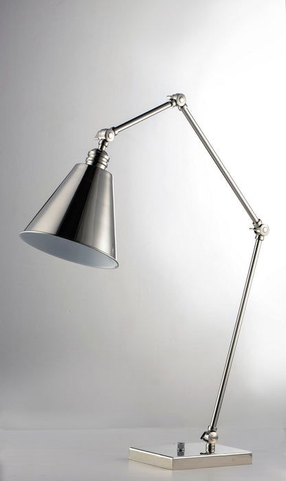 Maxim 12226PN One Light Table Lamp, Polished Nickel