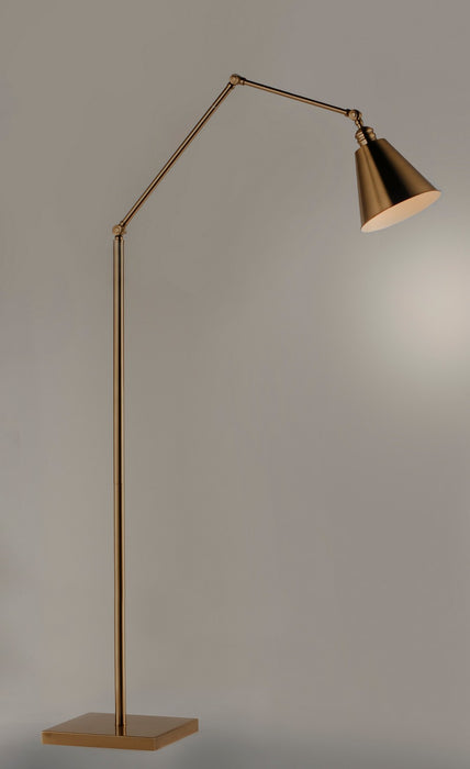 Maxim 12228HR One Light Floor Lamp, Heritage