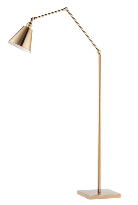 Maxim 12228HR One Light Floor Lamp, Heritage