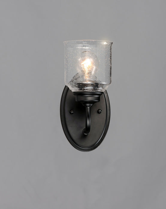 Maxim 12261CDBK One Light Wall Sconce, Black