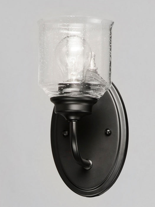Maxim 12261CDBK One Light Wall Sconce, Black