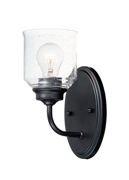 Maxim 12261CDBK One Light Wall Sconce, Black