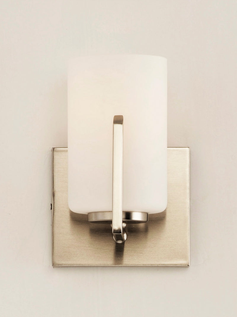 Maxim 21281SWSN One Light Wall Sconce, Satin Nickel
