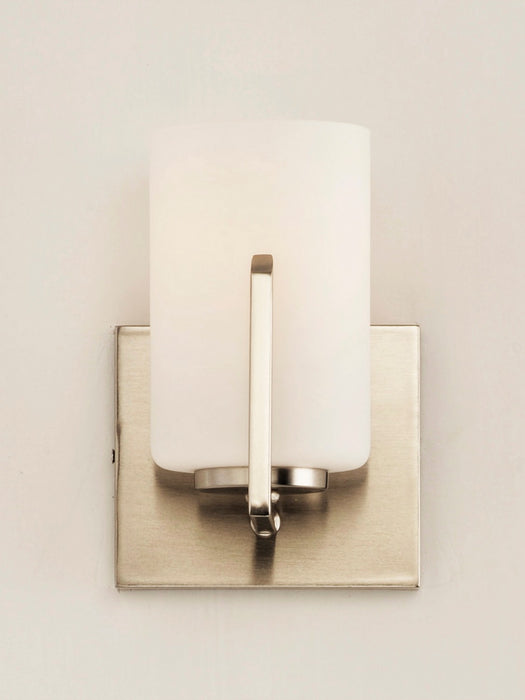 Maxim 21281SWSN One Light Wall Sconce, Satin Nickel