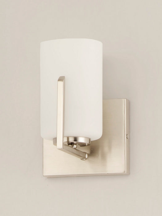 Maxim 21281SWSN One Light Wall Sconce, Satin Nickel