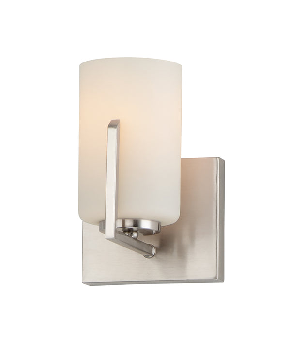 Maxim 21281SWSN One Light Wall Sconce, Satin Nickel