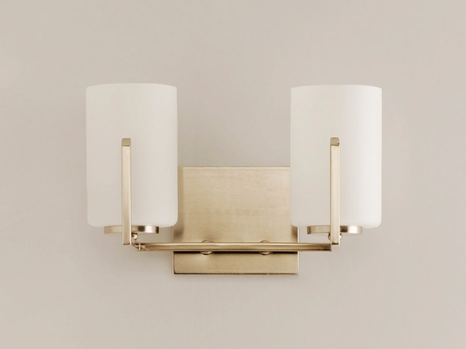 Maxim 21282SWSN Two Light Bath Vanity, Satin Nickel