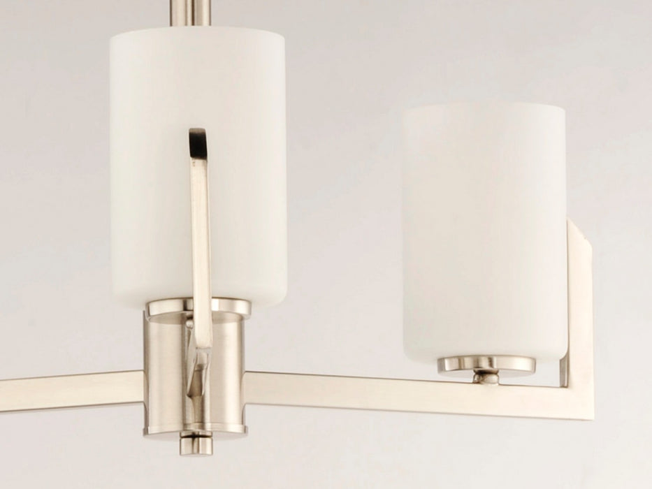Maxim 21285SWSN Three Light Chandelier, Satin Nickel