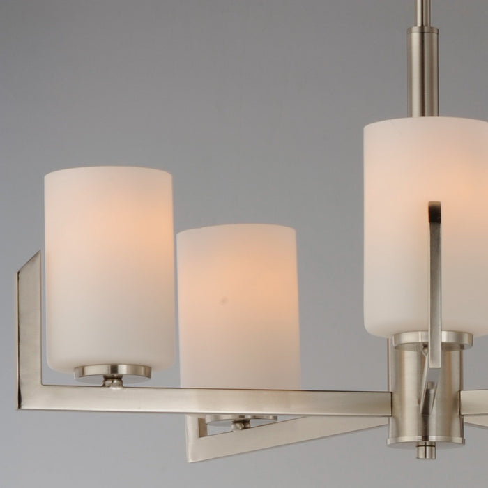 Maxim 21286SWSN Five Light Chandelier, Satin Nickel