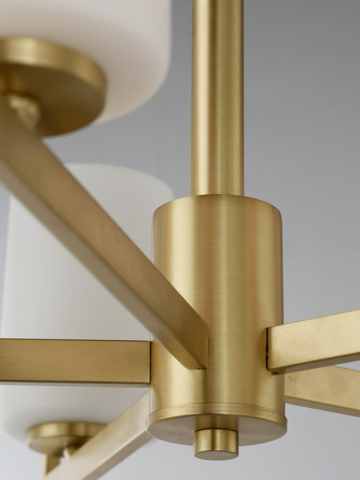 Maxim 21288SWSBR Eight Light Chandelier, Satin Brass