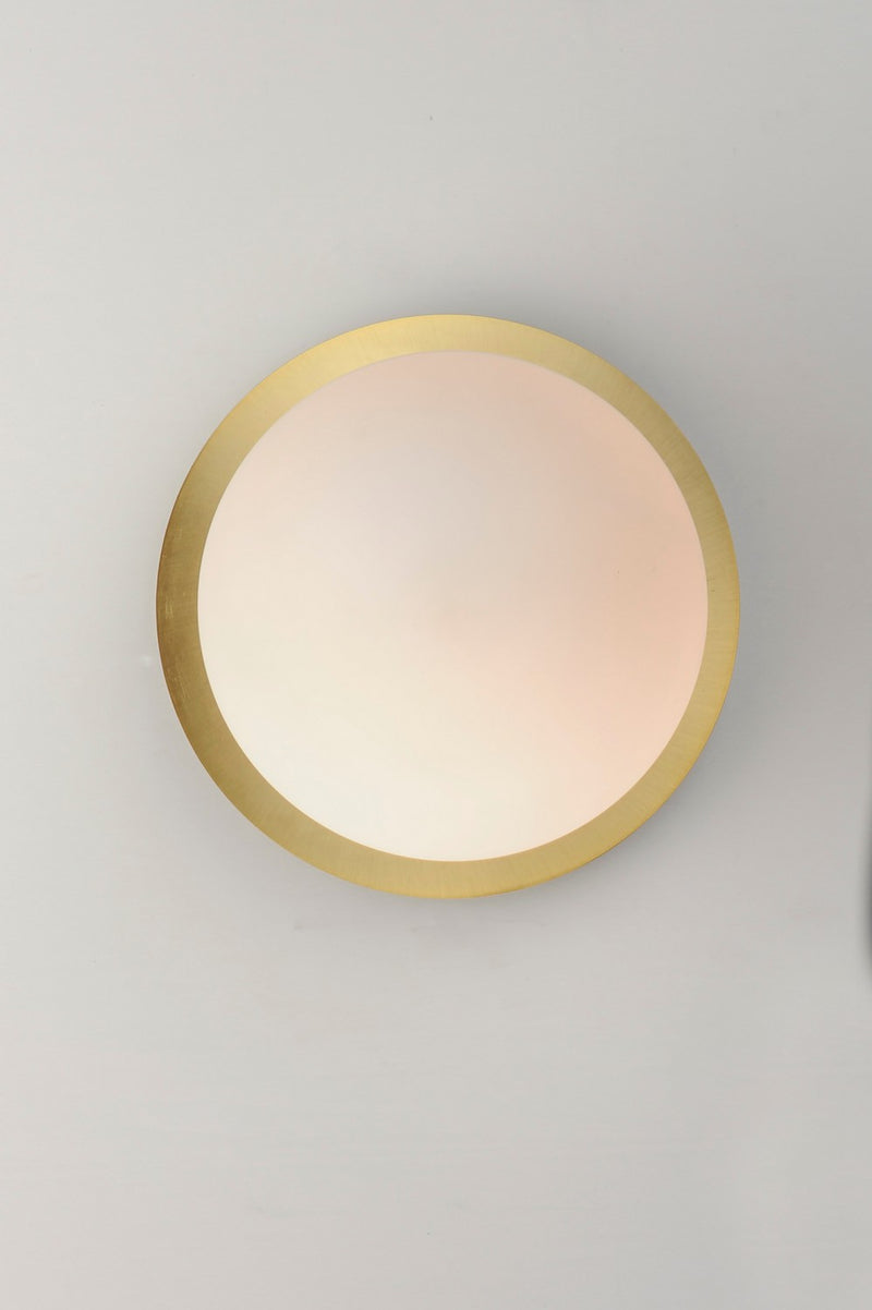 Maxim 26033SWSBRBK One Light Wall Sconce, Satin Brass / Black
