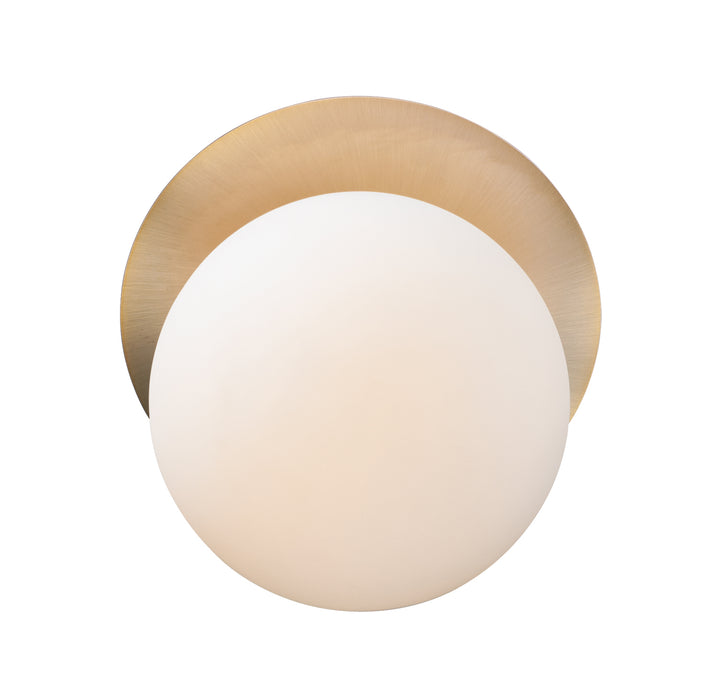 Maxim 26033SWSBRBK One Light Wall Sconce, Satin Brass / Black