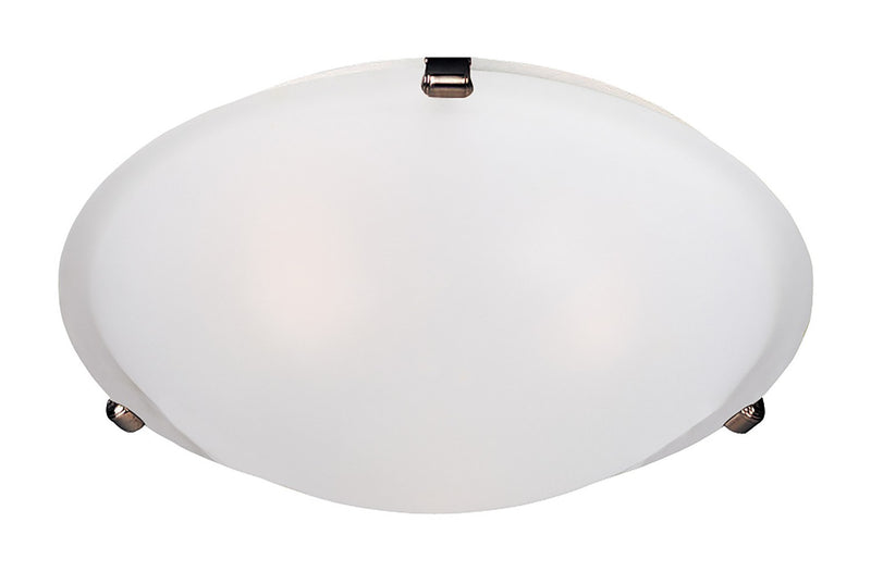 Maxim 2681FTOI Three Light Flush Mount, Oil Rubbed Bronze