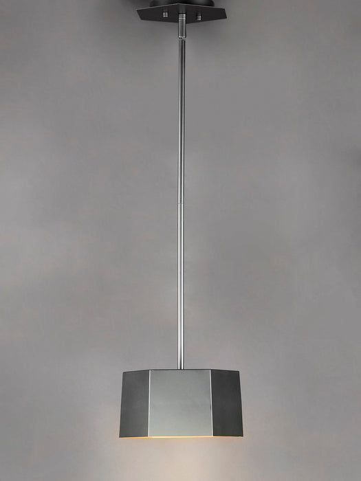 Maxim 30331BKGLD LED Mini Pendant, Black / Gold