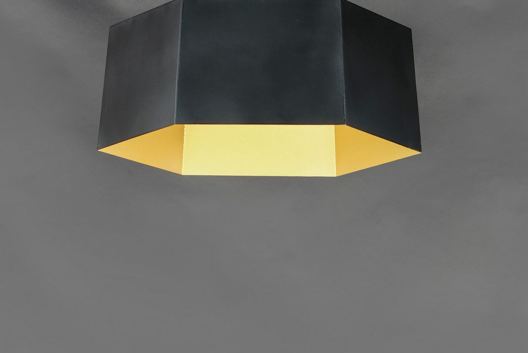 Maxim 30331BKGLD LED Mini Pendant, Black / Gold