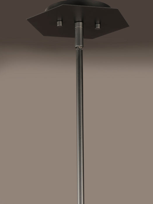 Maxim 30331BKGLD LED Mini Pendant, Black / Gold